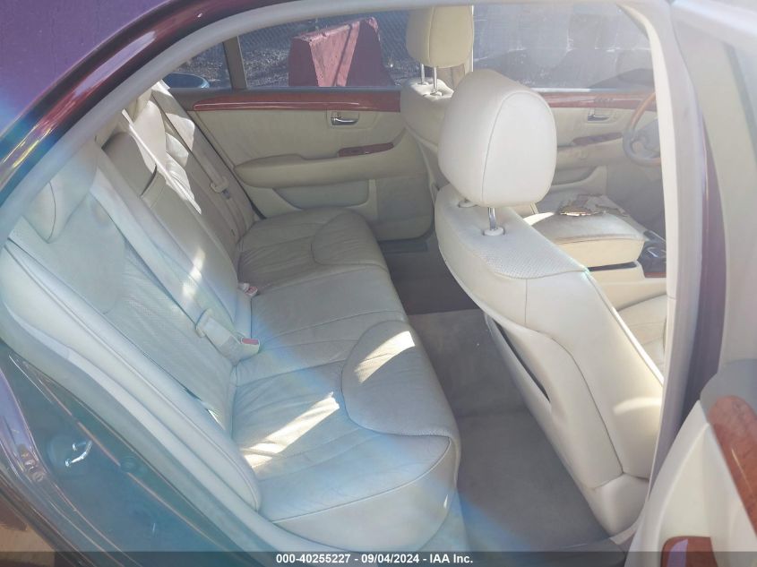 2003 Lexus Ls 430 VIN: JTHBN30F130101714 Lot: 40255227