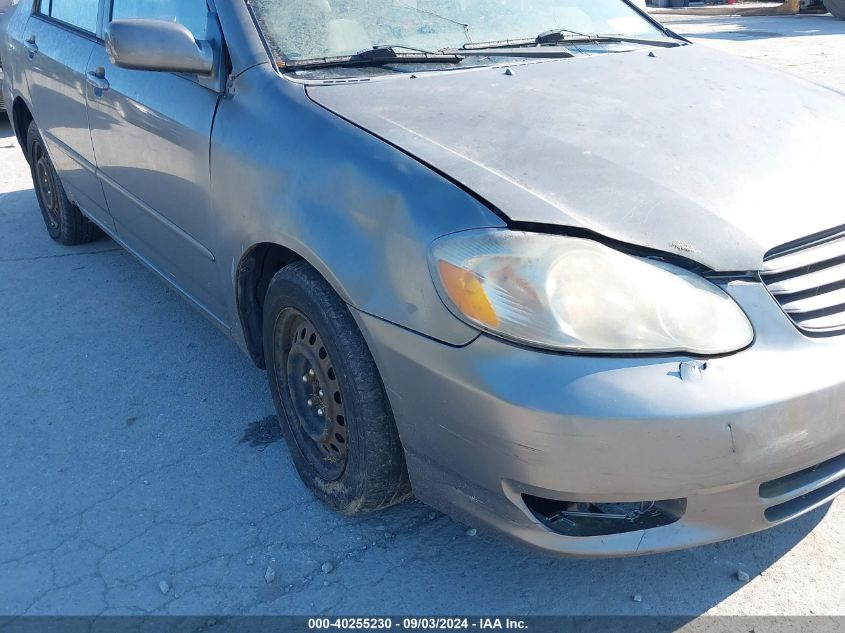 2003 Toyota Corolla Le VIN: 2T1BR38E13C098627 Lot: 40255230