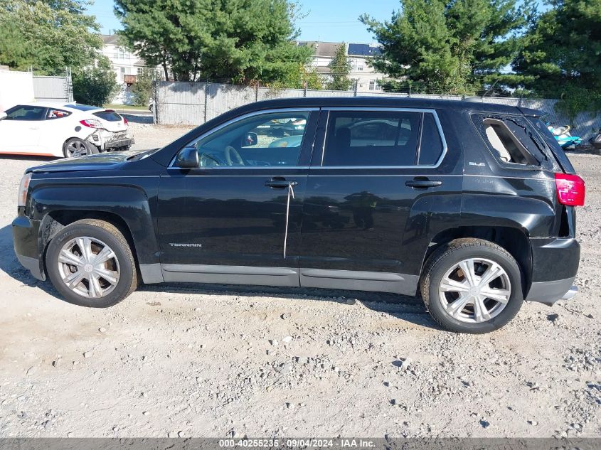 2017 GMC Terrain Sle VIN: 2GKALMEK3H6275804 Lot: 40255235