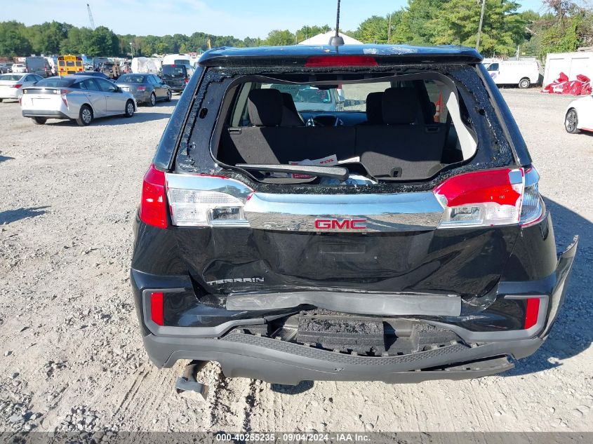 2017 GMC Terrain Sle VIN: 2GKALMEK3H6275804 Lot: 40255235