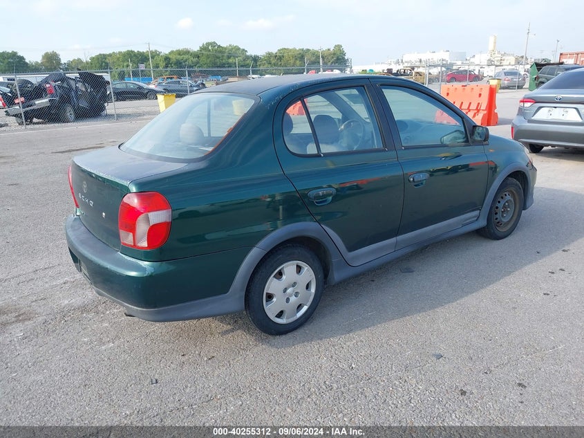 2000 Toyota Echo VIN: JTDBT1239Y0062036 Lot: 40255312