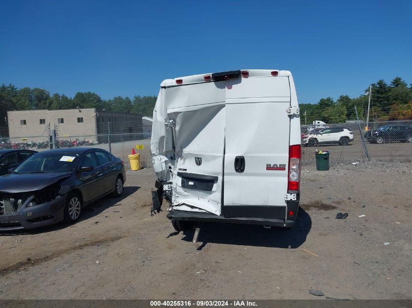 2022 Ram Promaster 3500 Cargo Van High Roof 159 Wb Ext VIN: 3C6MRVJG9NE114696 Lot: 40255316