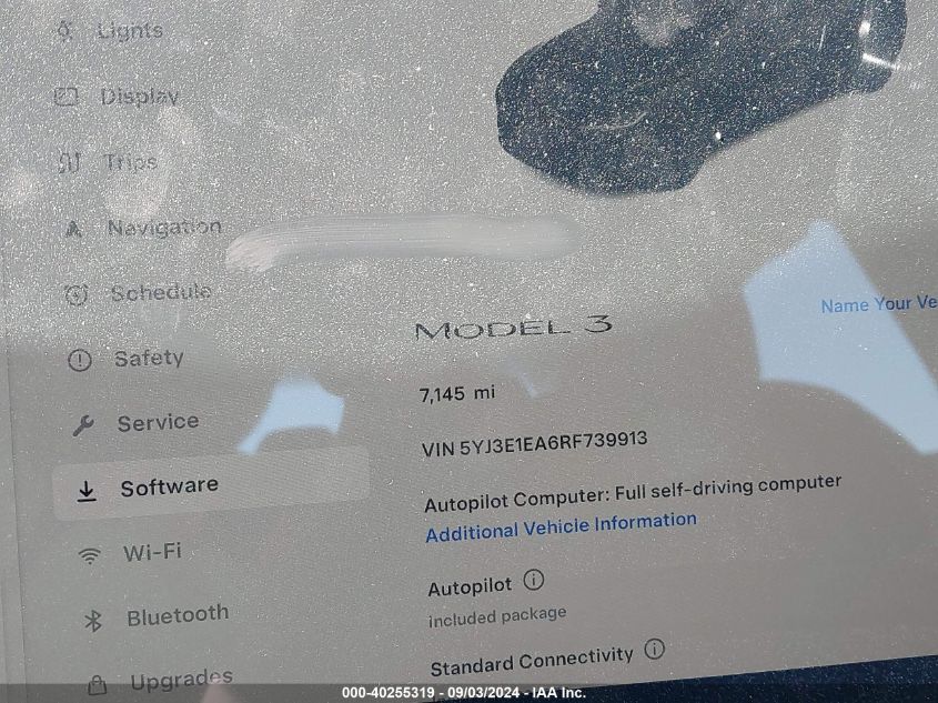 VIN 5YJ3E1EA6RF739913 2024 TESLA MODEL 3 no.15