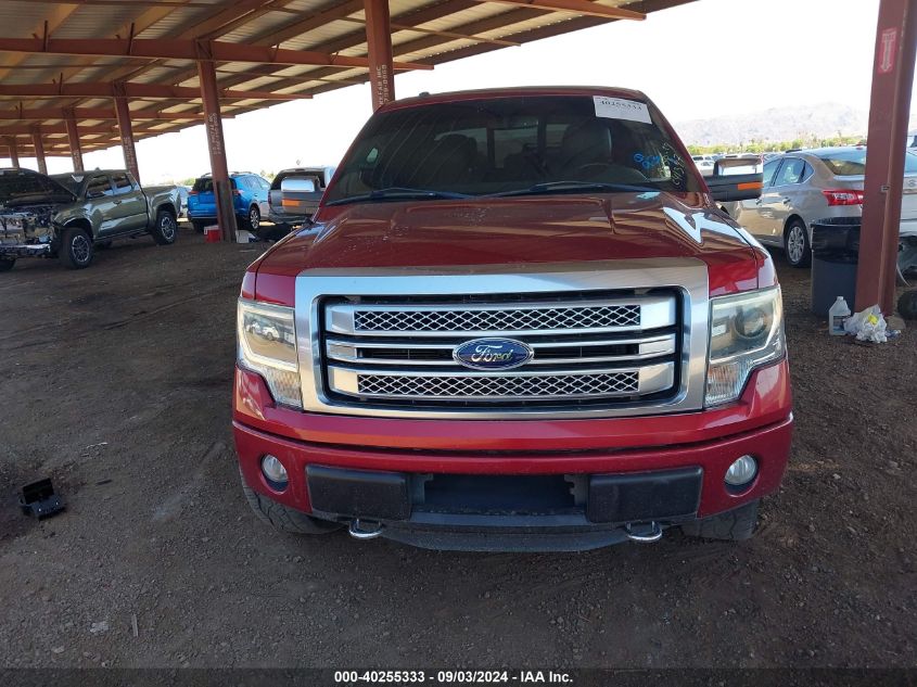 2013 Ford F-150 Platinum VIN: 1FTFW1EF4DFC41347 Lot: 40255333