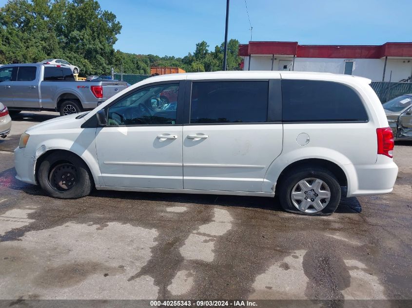 2013 Dodge Grand Caravan Se VIN: 2C4RDGBG8DR506007 Lot: 40255343