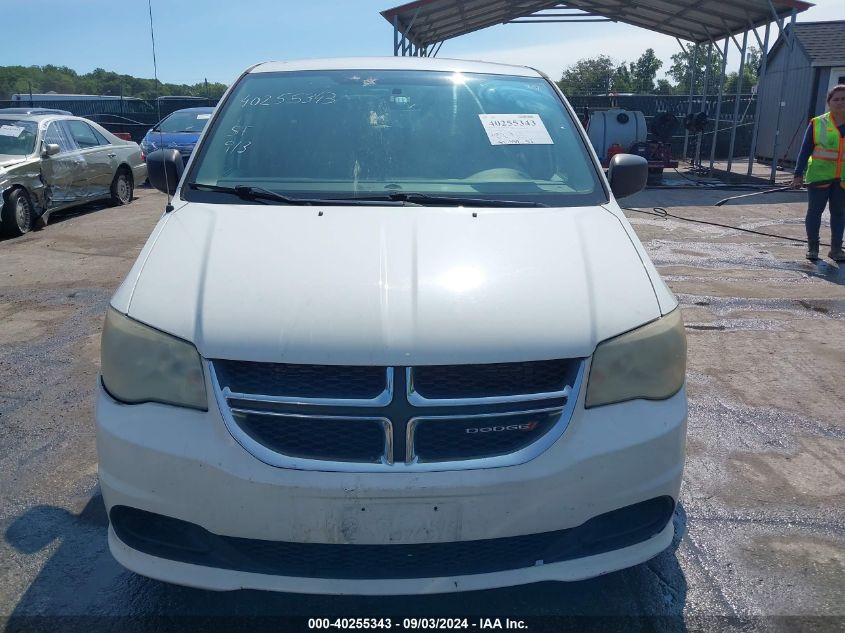 2013 Dodge Grand Caravan Se VIN: 2C4RDGBG8DR506007 Lot: 40255343