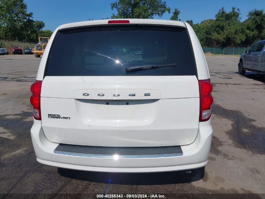 2013 Dodge Grand Caravan Se VIN: 2C4RDGBG8DR506007 Lot: 40255343