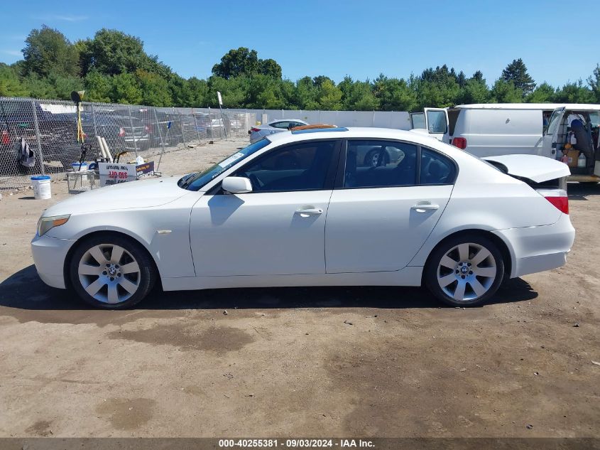 2004 BMW 530I VIN: WBANA73564B063985 Lot: 40255381