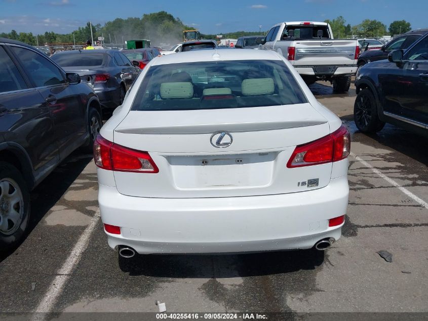 2012 Lexus Is 250 VIN: JTHBF5C29C5162975 Lot: 40255416