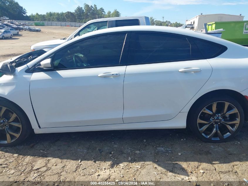 2016 Chrysler 200 S VIN: 1C3CCCBGXGN162445 Lot: 40255425