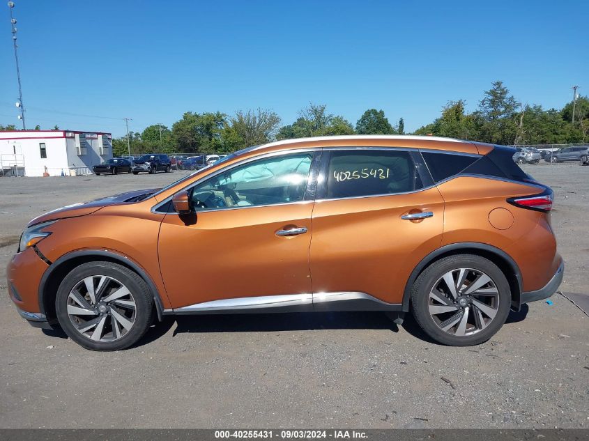 2015 Nissan Murano Platinum VIN: 5N1AZ2MG8FN263129 Lot: 40255431