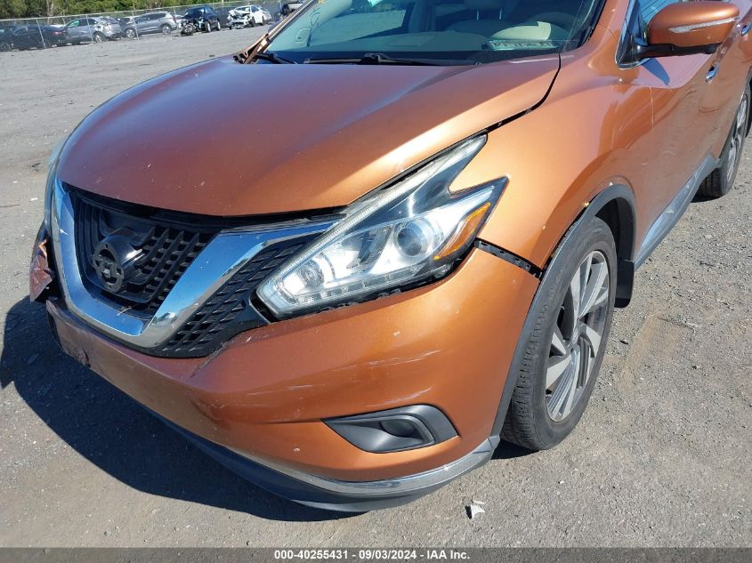 2015 Nissan Murano Platinum VIN: 5N1AZ2MG8FN263129 Lot: 40255431