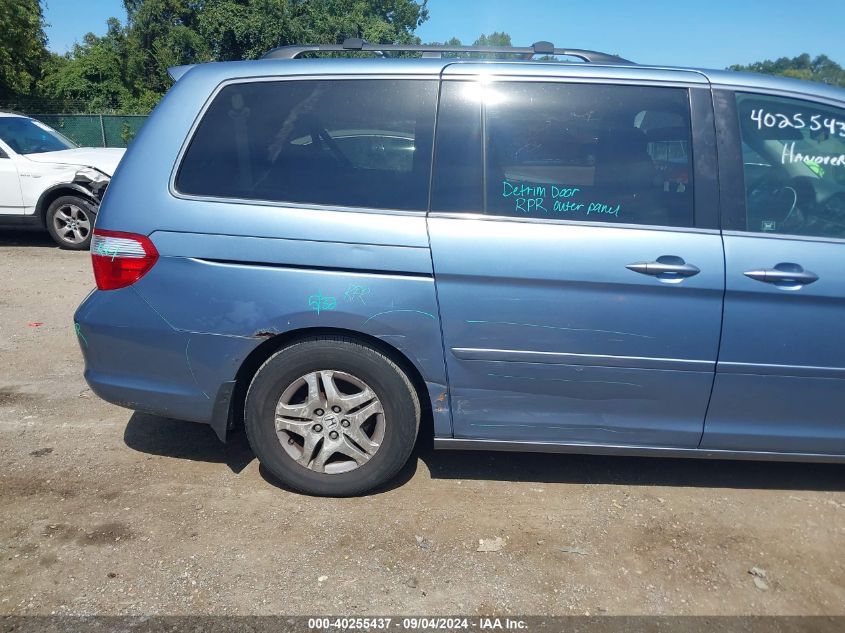 2007 Honda Odyssey Ex-L VIN: 5FNRL38797B103575 Lot: 40255437