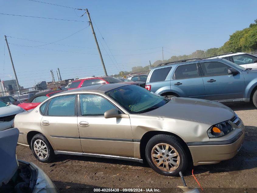 2004 Chevrolet Impala VIN: 2G1WF52E249455080 Lot: 40255438