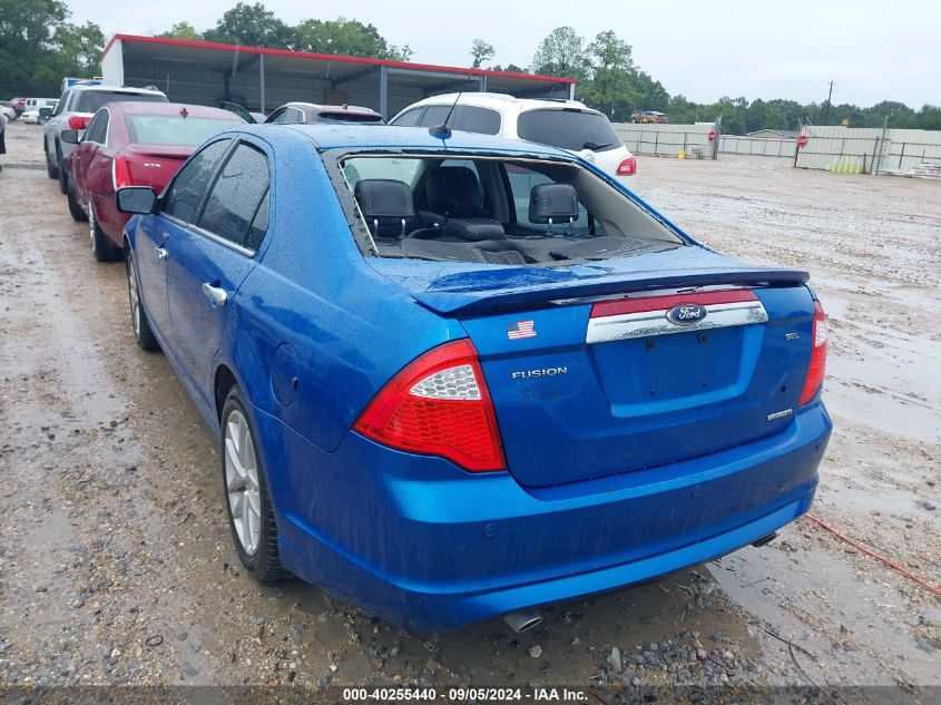 2012 Ford Fusion Sel VIN: 3FAHP0JG0CR372250 Lot: 40255440