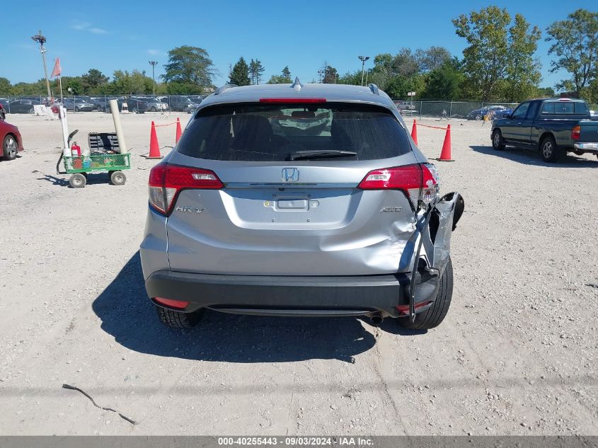 2022 Honda Hr-V Awd Ex VIN: 3CZRU6H5XNM707300 Lot: 40255443