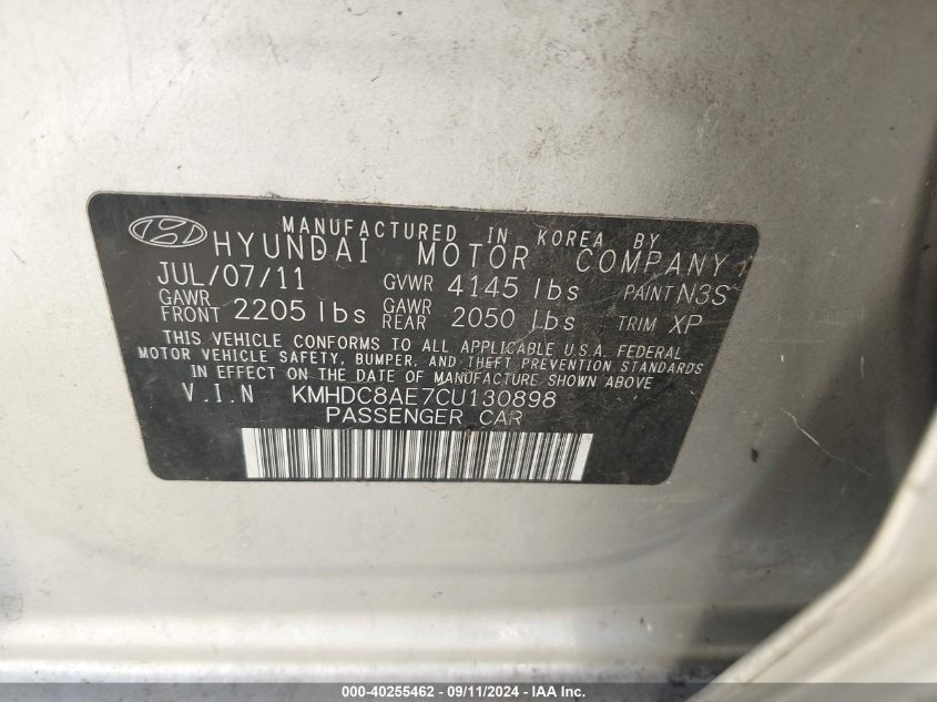 KMHDC8AE7CU130898 2012 Hyundai Elantra Touring Gls