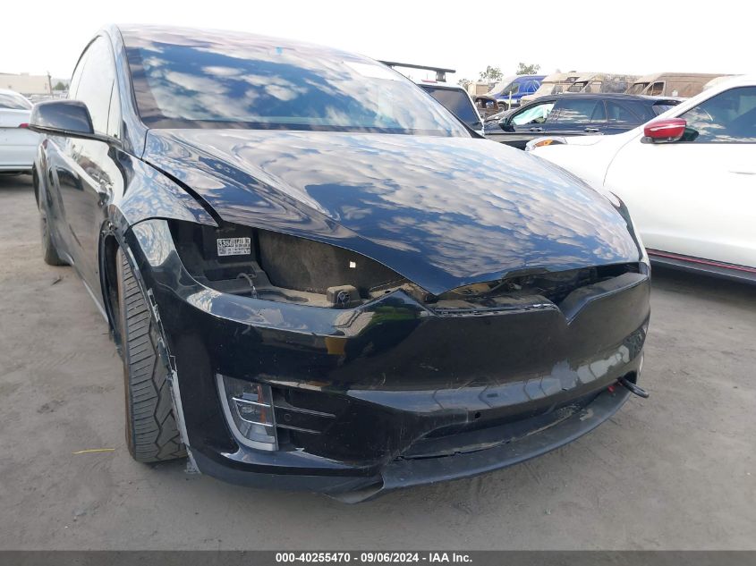 2020 Tesla Model X Performance Dual Motor All-Wheel Drive VIN: 5YJXCDE49LF240338 Lot: 40255470