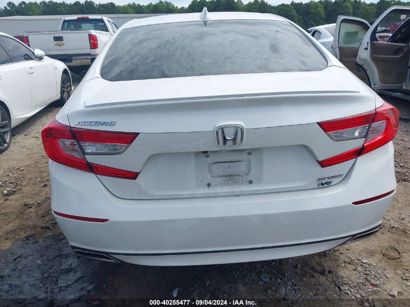 2018 Honda Accord Sport VIN: 1HGCV1F38JA075225 Lot: 40255477