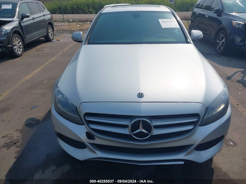 2018 Mercedes-Benz C 300 300 4Matic VIN: 55SWF4KB8JU242860 Lot: 40255537