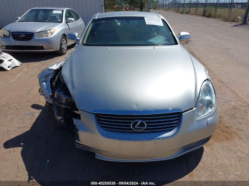 2002 Lexus Sc430 VIN: JTHFN48Y520012854 Lot: 40255538