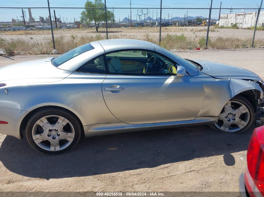 2002 Lexus Sc430 VIN: JTHFN48Y520012854 Lot: 40255538