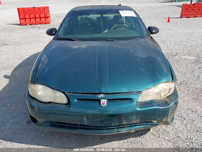 2001 Chevrolet Monte Carlo Ls VIN: 2G1WW12E319193414 Lot: 40255560