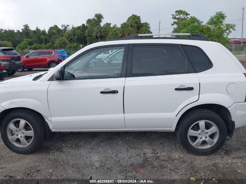 2007 Hyundai Tucson Gls VIN: KM8JM12B07U568938 Lot: 40255657