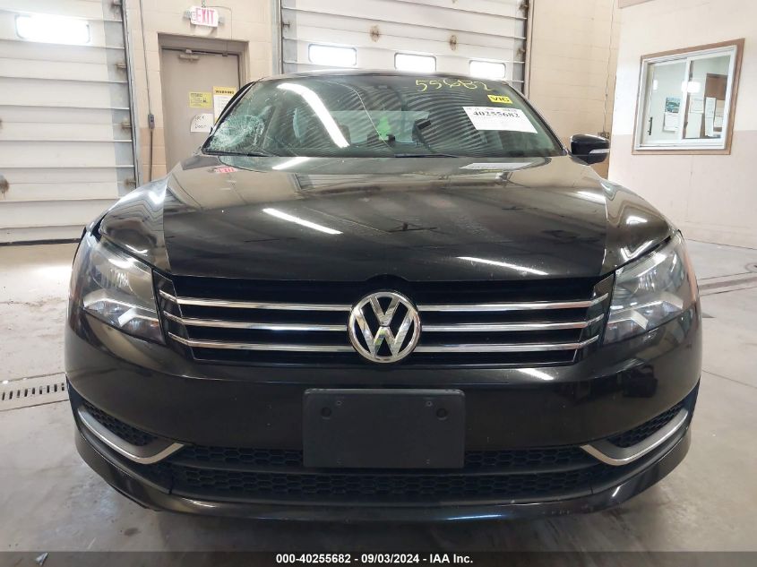 2013 Volkswagen Passat 2.5L S VIN: 1VWAP7A30DC037987 Lot: 40255682