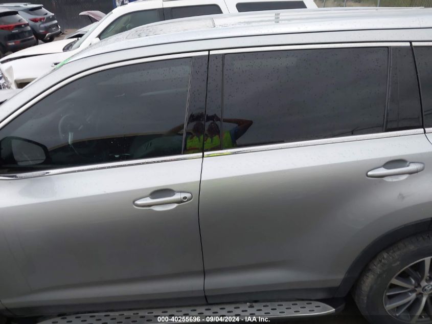 VIN 5TDKZRFH2KS565706 2019 TOYOTA HIGHLANDER SE/XLE