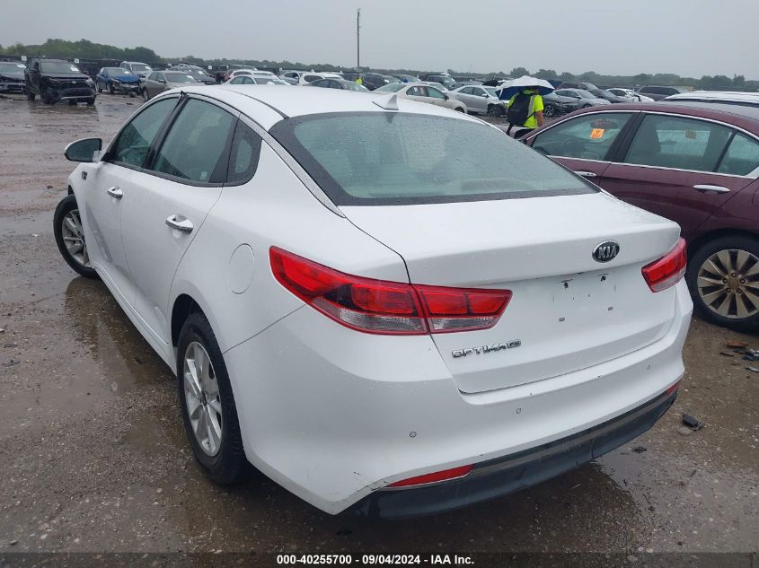 2018 Kia Optima Lx/S VIN: 5XXGT4L34JG178870 Lot: 40255700