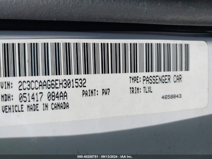 2C3CCAAG6EH301532 2014 Chrysler 300