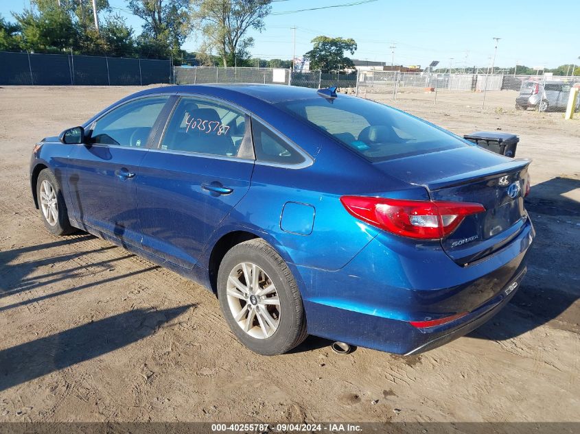 2016 Hyundai Sonata Se VIN: 5NPE24AF2GH377288 Lot: 40255787