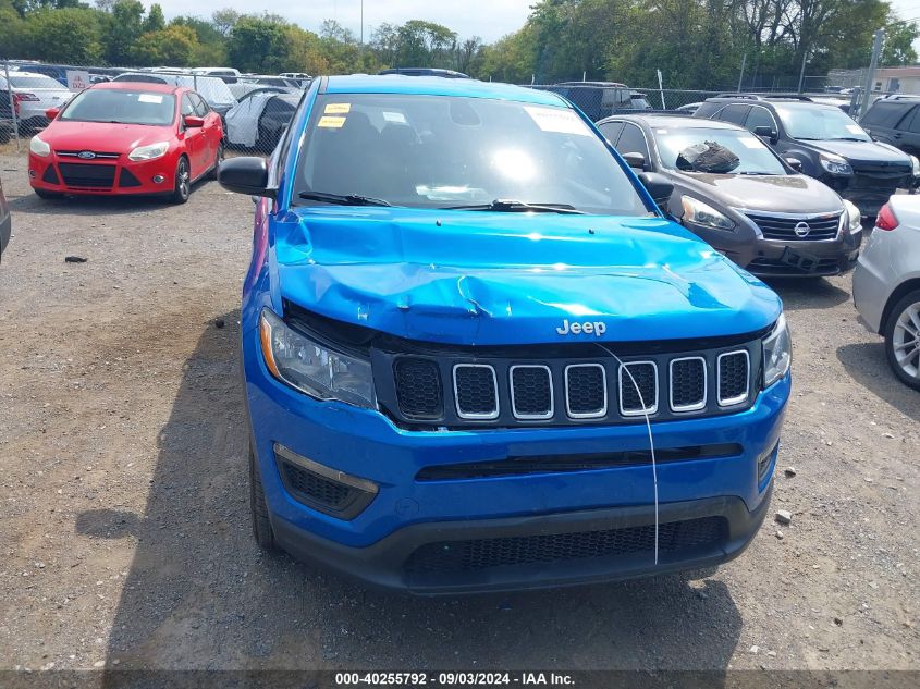 2018 Jeep Compass Sport 4X4 VIN: 3C4NJDAB7JT146006 Lot: 40255792