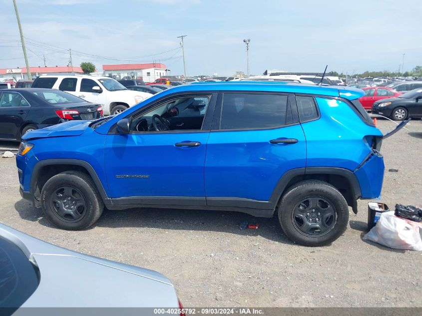 2018 Jeep Compass Sport 4X4 VIN: 3C4NJDAB7JT146006 Lot: 40255792