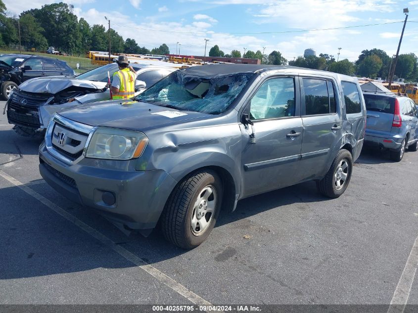 2011 Honda Pilot Lx VIN: 5FNYF4H23BB006894 Lot: 40255795