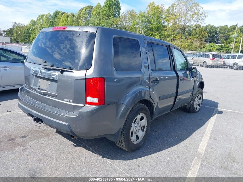 2011 Honda Pilot Lx VIN: 5FNYF4H23BB006894 Lot: 40255795