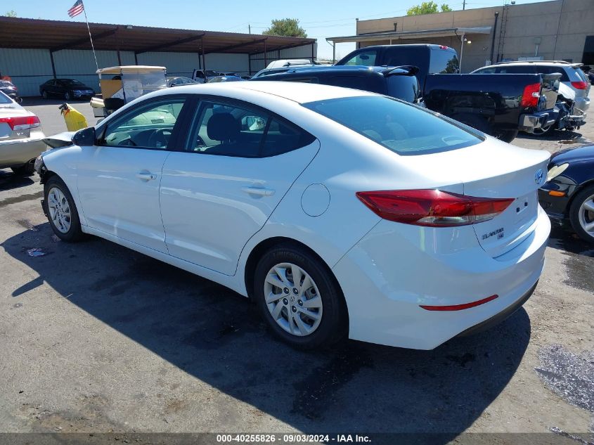 2018 HYUNDAI ELANTRA SE - 5NPD74LF1JH325460