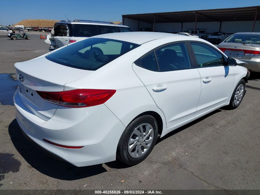 2018 HYUNDAI ELANTRA SE - 5NPD74LF1JH325460