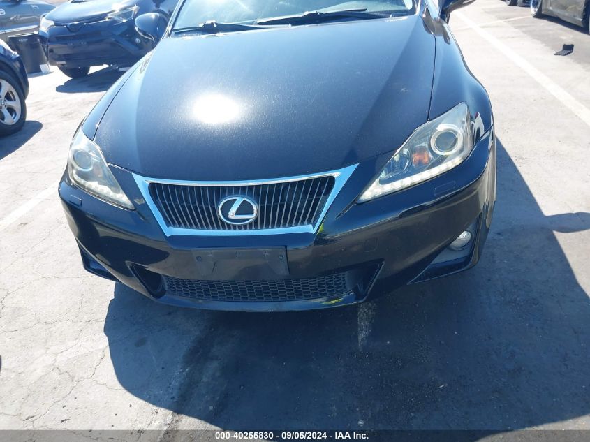 2011 Lexus Is 350 VIN: JTHCE5C26B5001795 Lot: 40255830