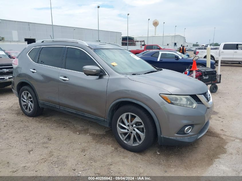 2015 Nissan Rogue S/Sl/Sv VIN: 5N1AT2MT2FC850792 Lot: 40255842