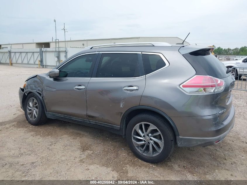 2015 Nissan Rogue S/Sl/Sv VIN: 5N1AT2MT2FC850792 Lot: 40255842