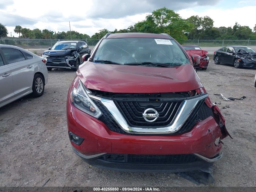 2018 Nissan Murano Sv VIN: 5N1AZ2MG8JN110548 Lot: 40255850