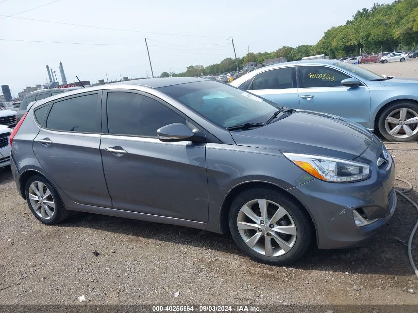 2014 Hyundai Accent Se VIN: KMHCU5AE4EU190275 Lot: 40255864