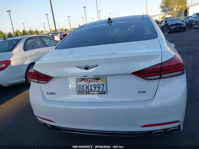 2019 Genesis G80 5.0 Ultimate VIN: KMTFN4JF8KU309797 Lot: 40255872