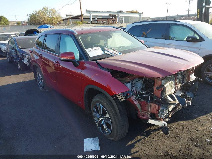 2023 TOYOTA HIGHLANDER HYBRID XLE/HYBRID BRONZE EDITION - 5TDKBRCH8PS583014