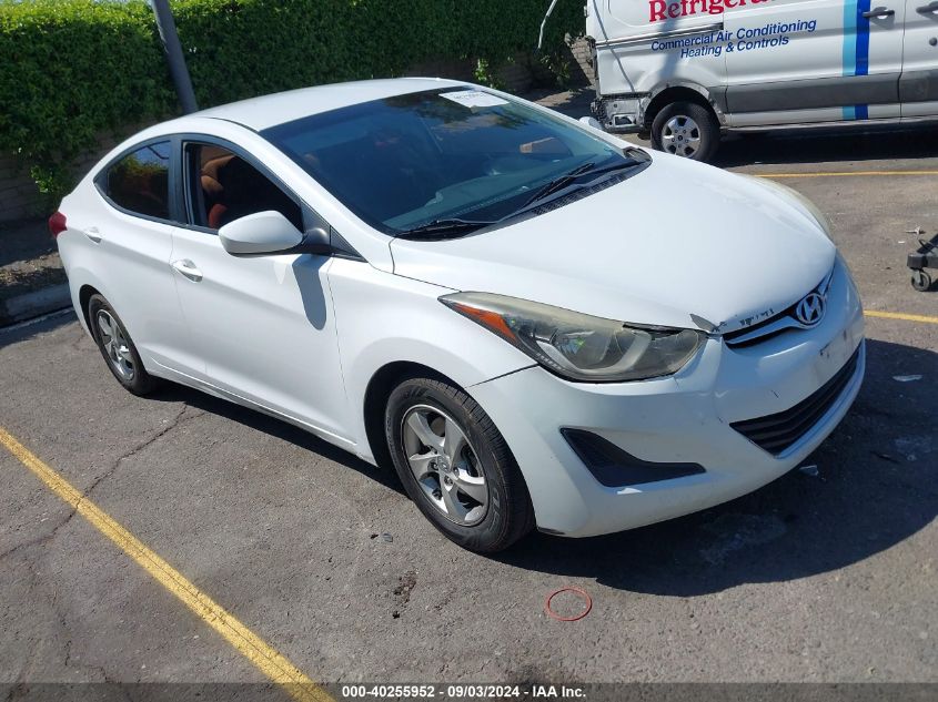 2016 Hyundai Elantra Se VIN: 5NPDH4AE9GH766768 Lot: 40255952