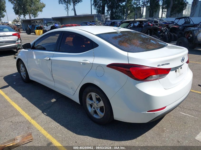 2016 Hyundai Elantra Se VIN: 5NPDH4AE9GH766768 Lot: 40255952