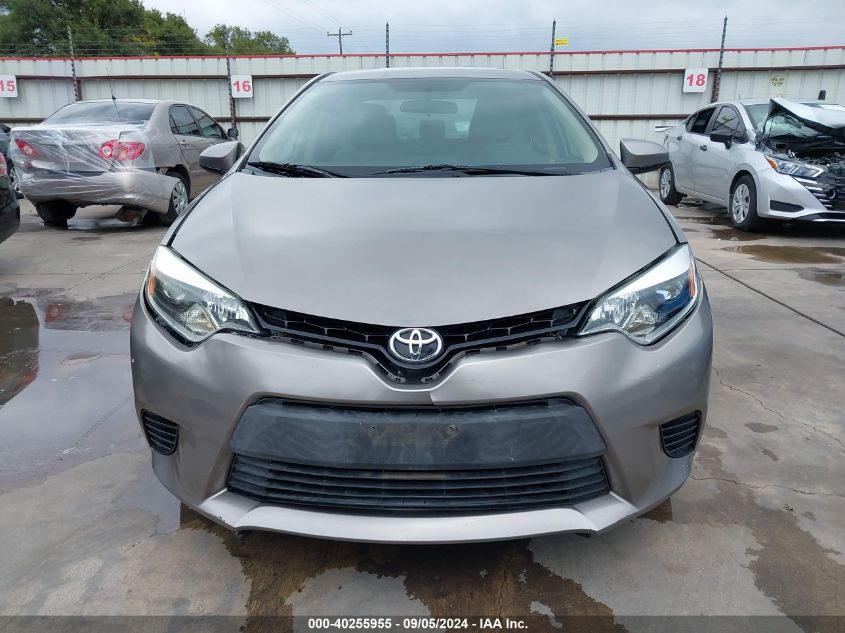 2015 Toyota Corolla Le VIN: 5YFBURHEXFP279277 Lot: 40255955