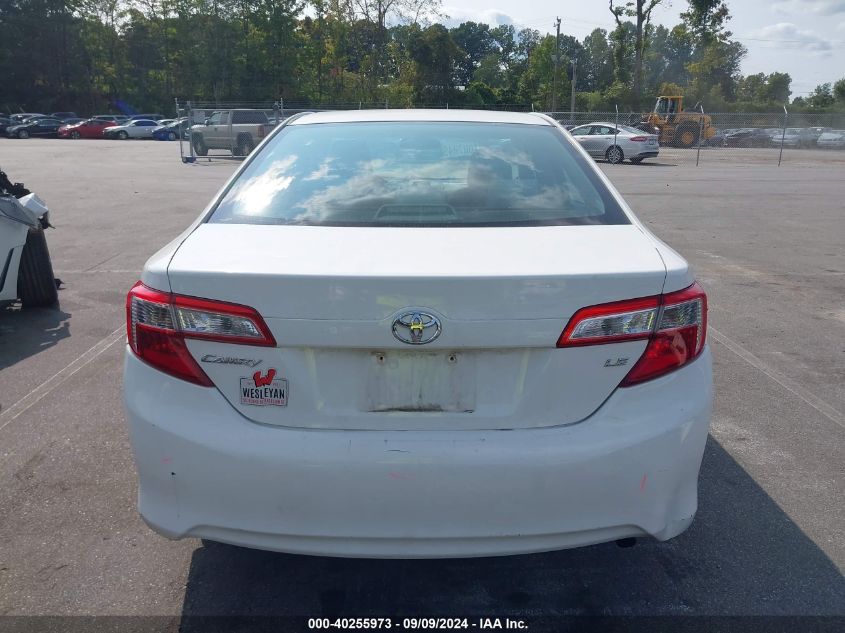 2012 Toyota Camry Le VIN: 4T4BF1FK1CR248620 Lot: 40255973